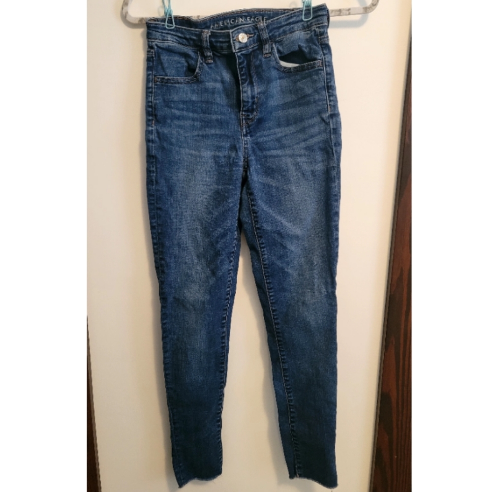American Eagle Super High Rise Jegging Crop